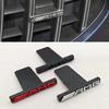 3D ABS Logo AMG Emblem Car Front Grille Badge For Mercedes Benz GLC A B C E Class W204 W205 W212 W213 GT AMG Sticker Accessories