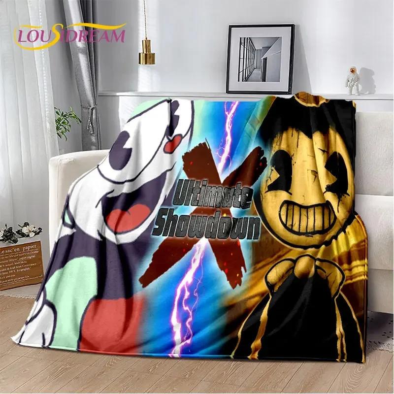 Cuphead and Mugman,Game Gamer Soft Plush Blanket,Flannel Blanket Throw Blanket for Living Room Bedroom Bed Sofa Picnic Cover Kid