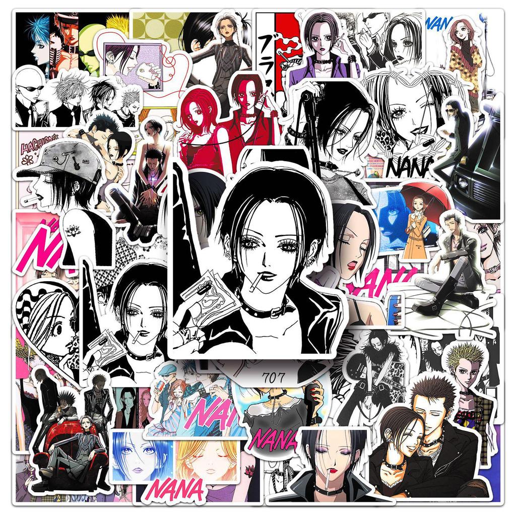 50 NANA Graffiti Stickers: Creative Japanese Anime Waterproof Decals for Suitcases & Phone Cases