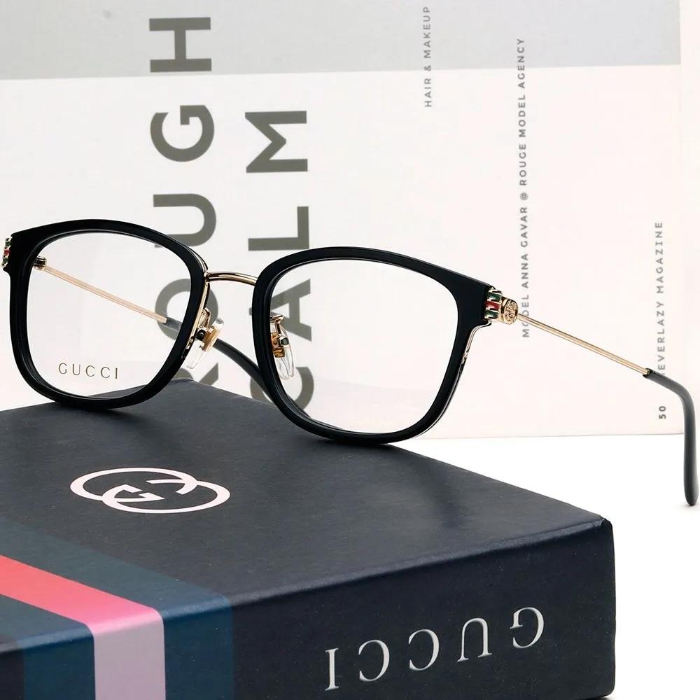 Gucci Eyeglass Frames GG1886OA 001 Soltex Glasses Women Men Fashion
