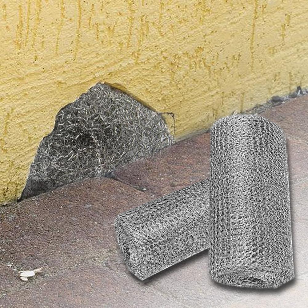 3/6/9/12/15M Metal Mesh Wire Mesh Rabbit Rodent Protection Stainless Steel Mesh Filter Wire Mesh Garden Netting for Hole Filler