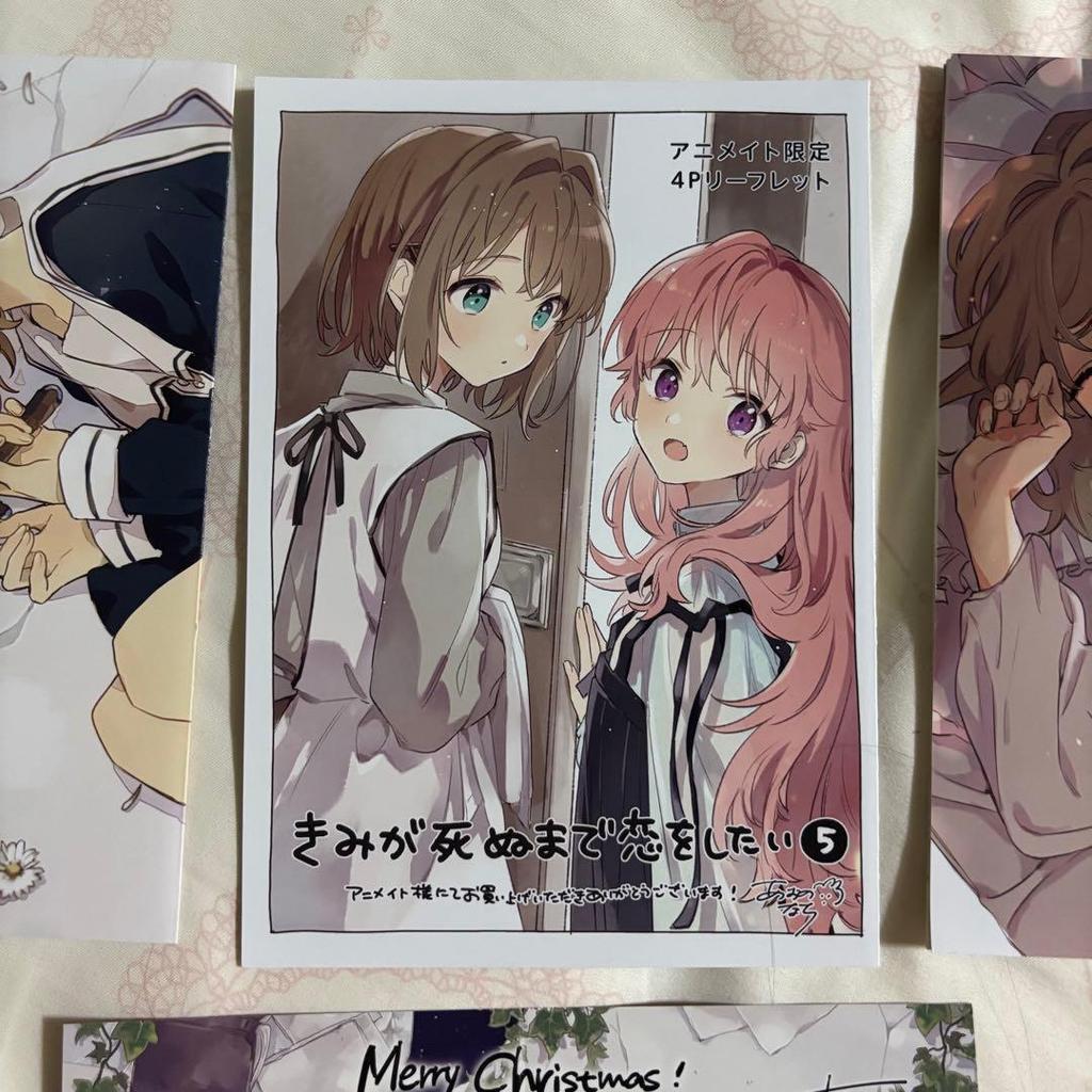 [USED] I Want To Love You Until You Die - Animate Bonus Special Edition Booklet Christmas Card