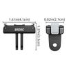 Magnetic Adapter Mount for DJI Action 6/NANO/Action 1/1/1 Quick Release Mount Base for DJI Osmo 161 Camera Tripod Adapter Selfie