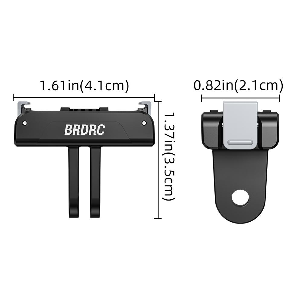 Magnetic Adapter Mount for DJI Action 6/NANO/Action 1/1/1 Quick Release Mount Base for DJI Osmo 161 Camera Tripod Adapter Selfie