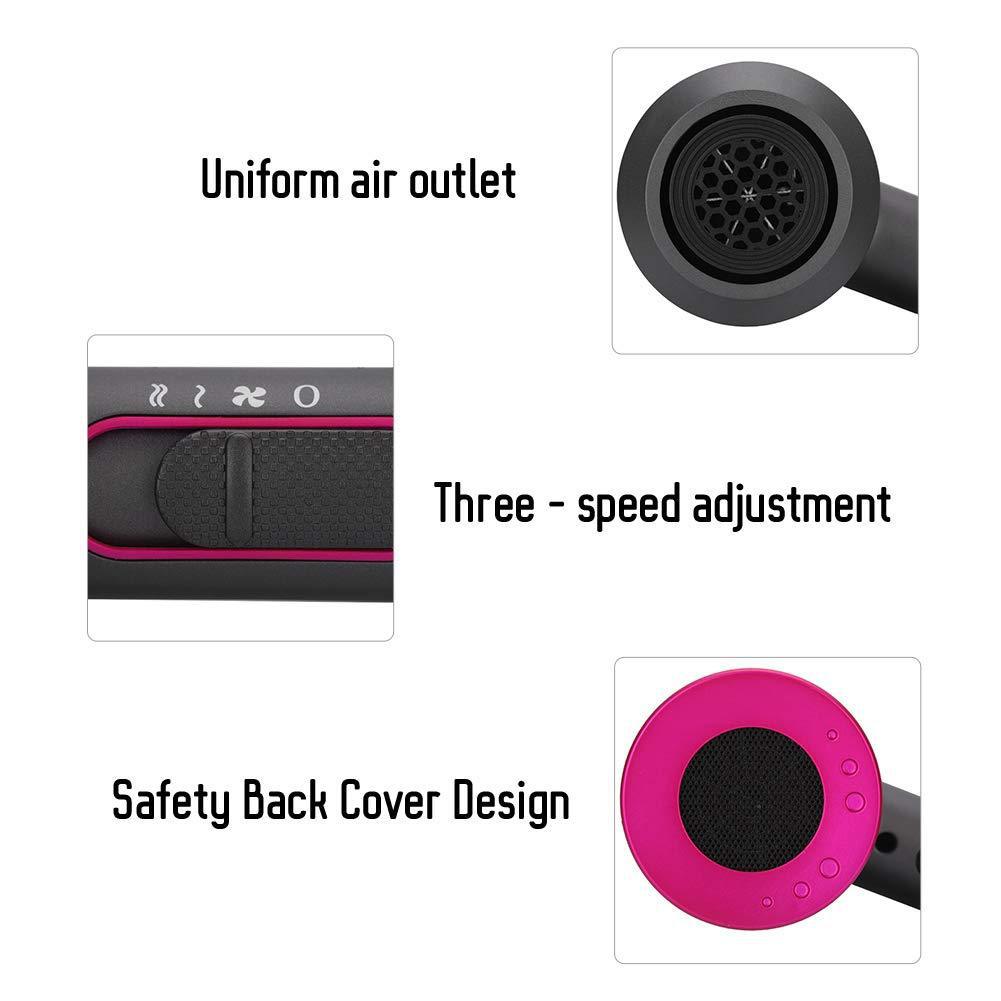 Difüzörlü Saç Kurutma Makinesi Fön Makinesi Tarak Fırçası 1800W İyonik Saç Kurutma Makineleri