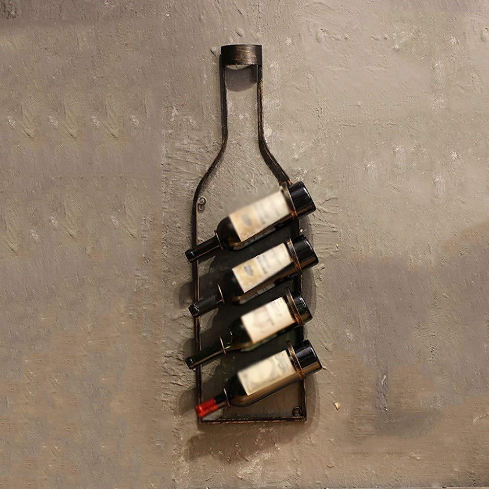 Display Oversized Retro Wine Rack Iron Wine Bottle Storage Organizer  Home Restaurant