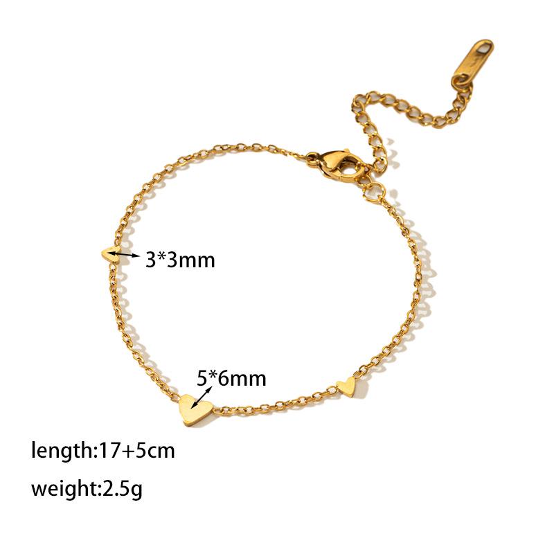 Elegant Personalized Double Heart Pendant Titanium Steel Necklace for Women