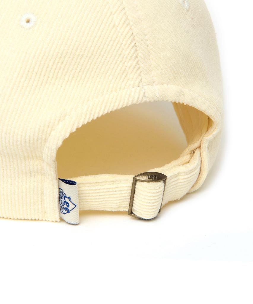 LEE Corduroy Ball Cap Ivory