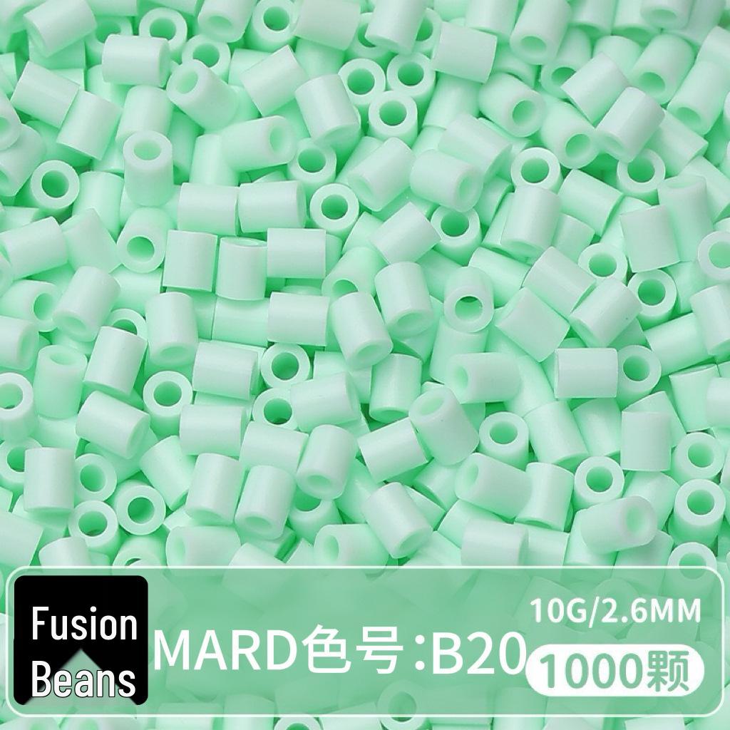 Confezione di Ricarica Perline Termofusibili da 264 Colori - 1000 Perline, 2,6 MM, Materiali per Puzzle 3D Fai da Te