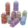 80Meter Polyester Cotton Thread Starry Sky Segment Dyeing Cord Sewing String DIY Handmade Accessories