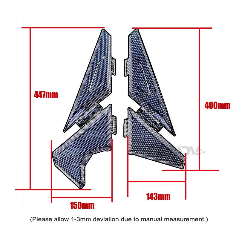 For BMW R1250GS R 1250 GS Adventure R1200GS ADV GSA LC 2013-2022 2023 Motorcycle Frame Infill Side Panel Set Fairing Cowl Cover
