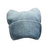 Cats Ear Knitted Hat Women Crochet Hat Warm Winter Hat Soft Crochet Hat Windproof Snow Hat for Women Outdoor Activity