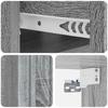 Wall Mounted Nightstand Grey Sonoma 49 x 34.5 x 24 cm
