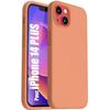 Protective Case - Silicone - iPhone 14 - Ultra Slim - Orange - Anti-slip