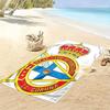 Deportivo Logo Beach Towel, Large Soft Quick Dry Towel for Beach Camping Swimming