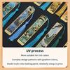1 Pc Retro Floral Painting Metal Bookmark Hollow Bronzing Bookmark With Tassel Stationery Gifts For Book Club Reader