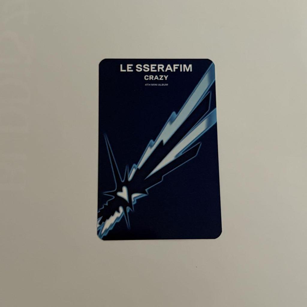 [USED] lesserafim knpops sakura trading card