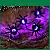 Halloween Decoration Purple Spider Lights Waterproof 2m/5m 20/50 Led Lights Battery/usb Powered
