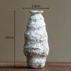 Mottled Coarse Ceramic Vase Vintage Handicrafts Plant Pot Table Decoration Flowers Arrangement Floral Vases Room Aesthetic Decor