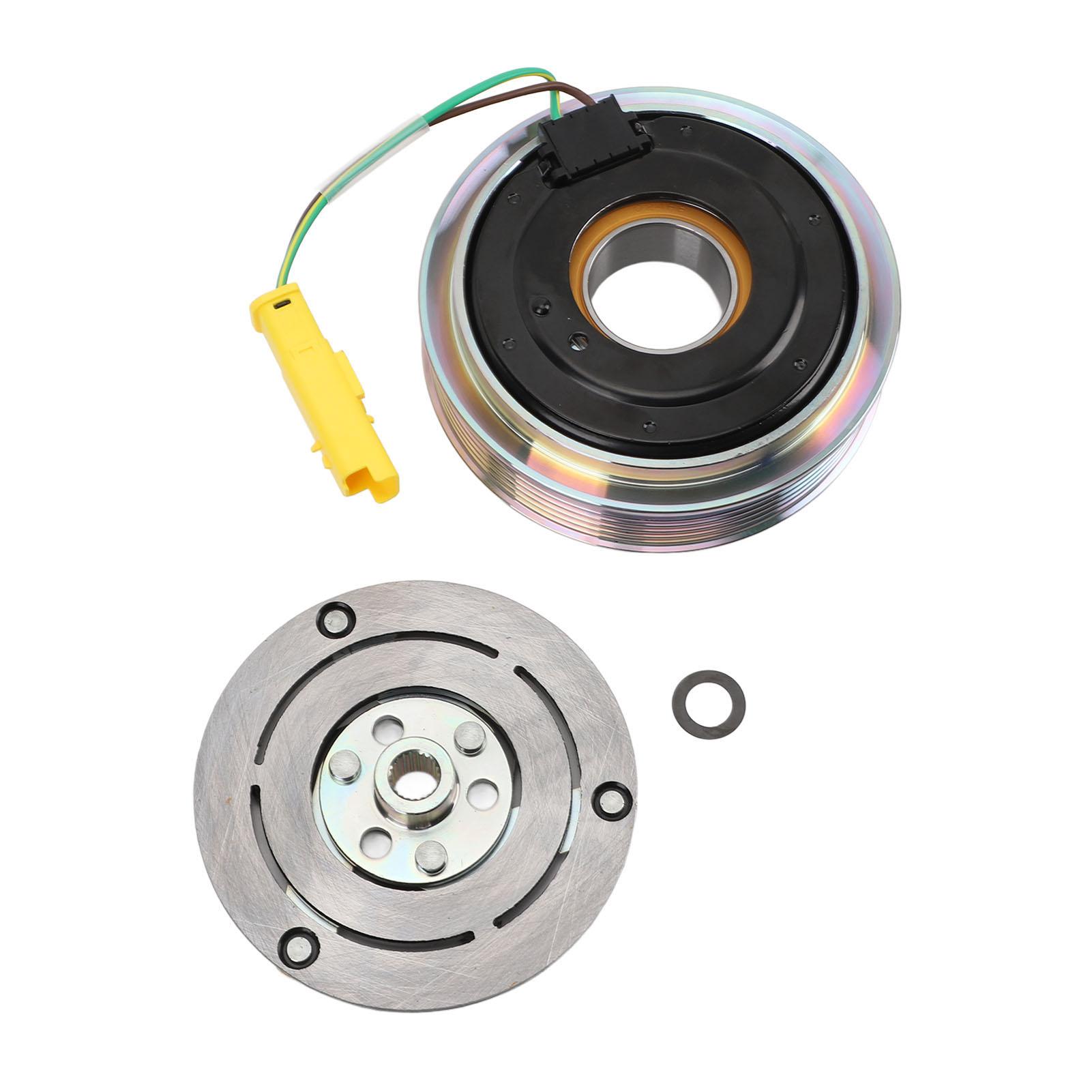 

AC Compressor Clutch 6453QJ Air Conditioning Compressor Clutch Plate Coil Repair Kit Replacement for PEUGEOT 1007 207