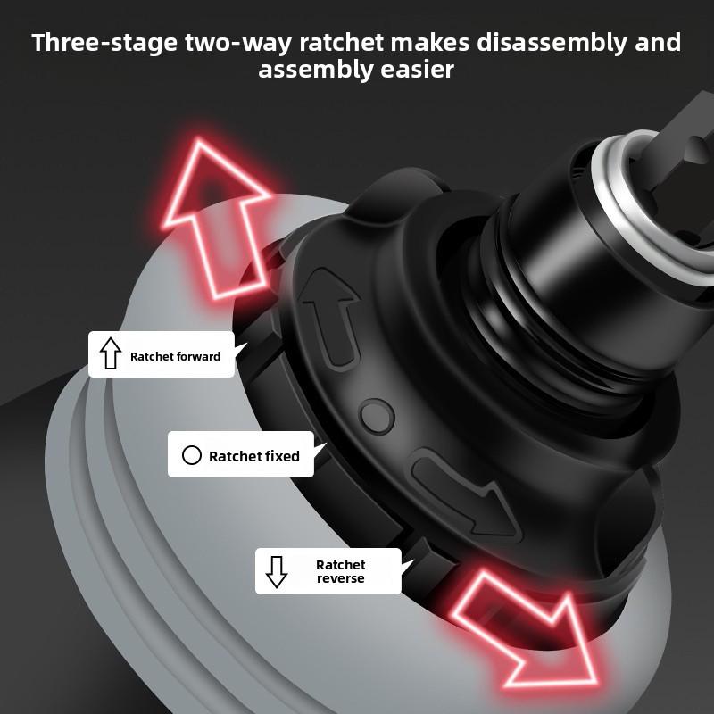 Manual Ratchet Screwdriver Cross One-word Screwdriver Batch Multifunctional Screwdriver with Magnetic Plum Blossom Screwdriver