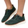 Men's Casual Knit Sneakers Lightweight Breathable Slip-On Athletic Shoes with Flexible Sole and Lace-Up Design for Everyday Wear