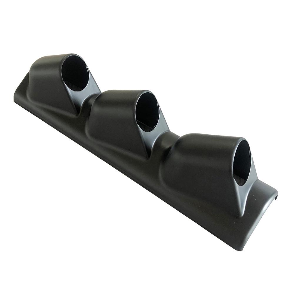 

BONTO Черный Универсальный 2 дюйма 52 мм левый тройной 3-отверстный держатель для счетчика на передней стойке, держатель для дисплея Race