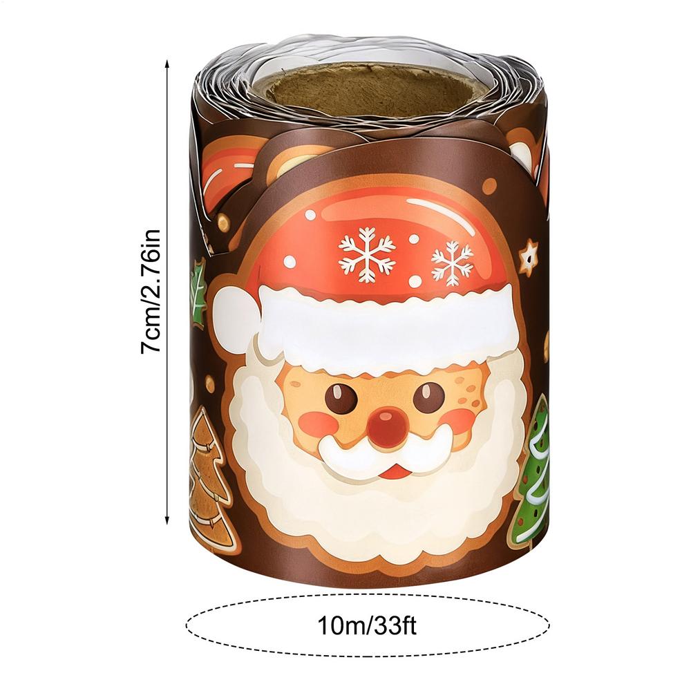 Christmas Bulletin Board Border Roll 33ft Seasonal Decor Classroom Holiday Border Trim For Birthday Baby Shower Nursery School
