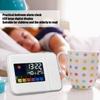 Wther Station Clock Temperature Humidity LCD Color Display LED Backlight Snooze Function Projection Alarm Clock