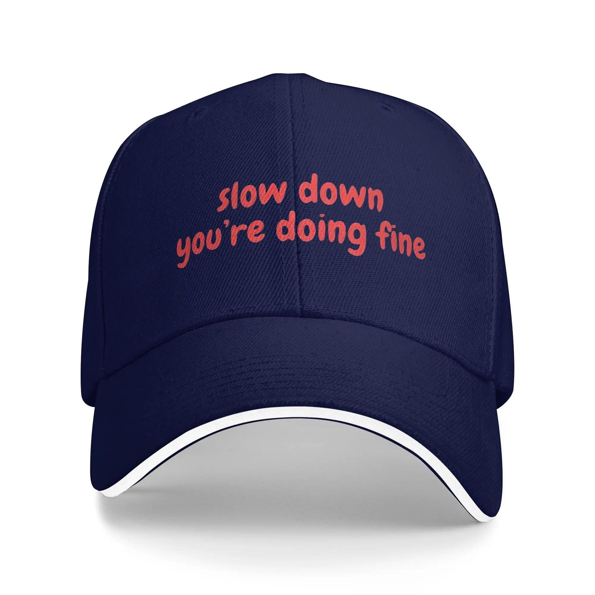 

Billy Joel Baseball Cap Slow Down yk Funny Hip Hop Hats Spring Unisex Unisex Outdoor Sport Baseball Caps Adjustable