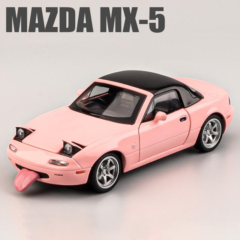 1:32 Mazda RX7 AE86 JDM Mazda MX5 Car Model Alloy Car Die Cast Toy Car Model Sound and light Children's Toy Collectibles