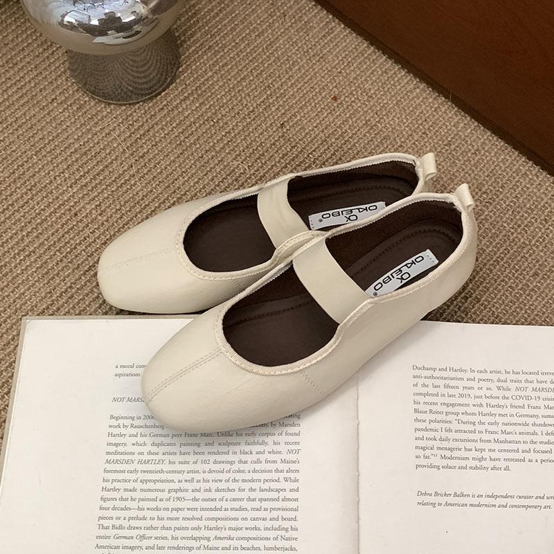 Fashion Spring Autumn Fashion Shallow Mary Janes Flats Shoes For Women 2025 New Female Slip On Footwear Ladies Ballet Flats Shoes