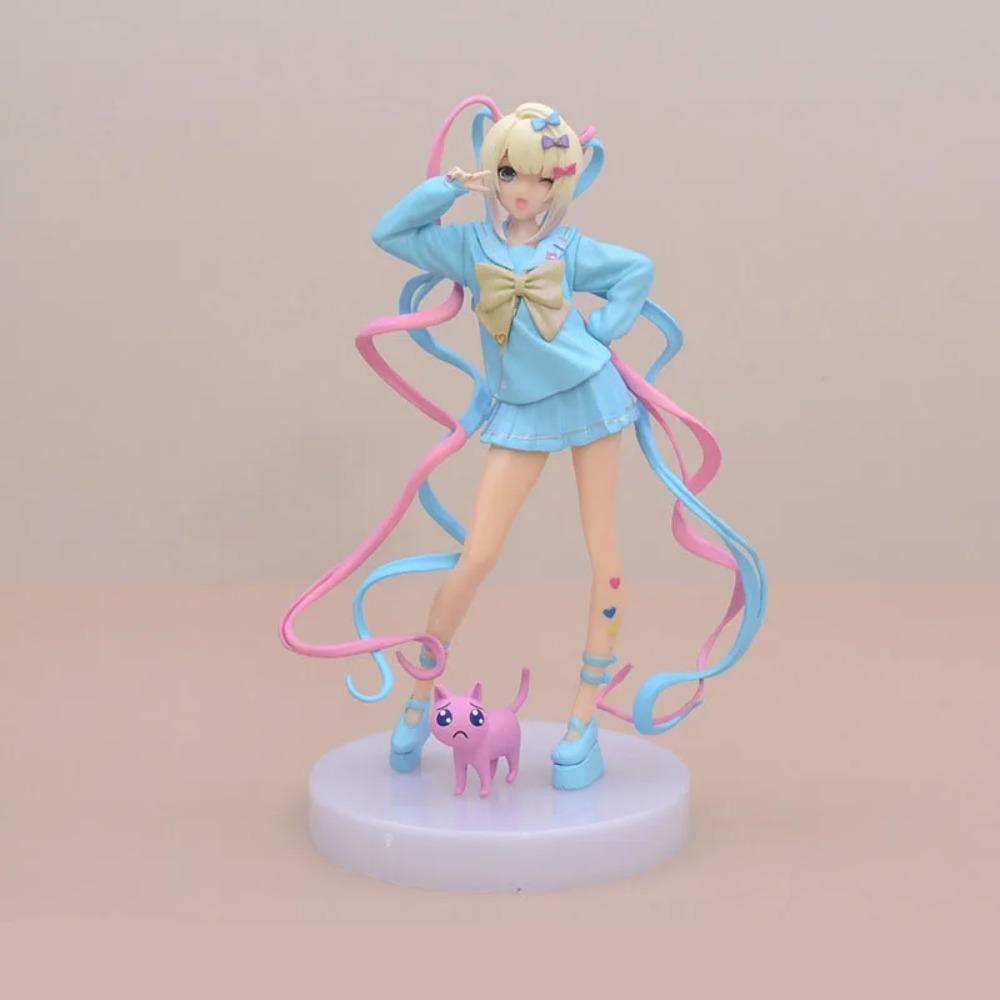 Anime Super Sky Sauce Soft Cute Vivid Cartoon Characters Action Doll Collection Model Desktop Decoration Christmas Gift