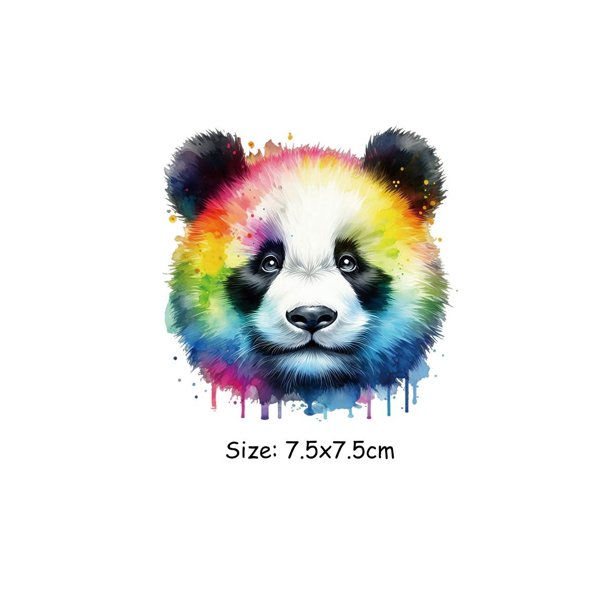 

Термопечать Акварельные животные Набор Футболки Наклейки Одежда Термопресс Аппликация Нашивки для одежды своими руками Легко вырезать