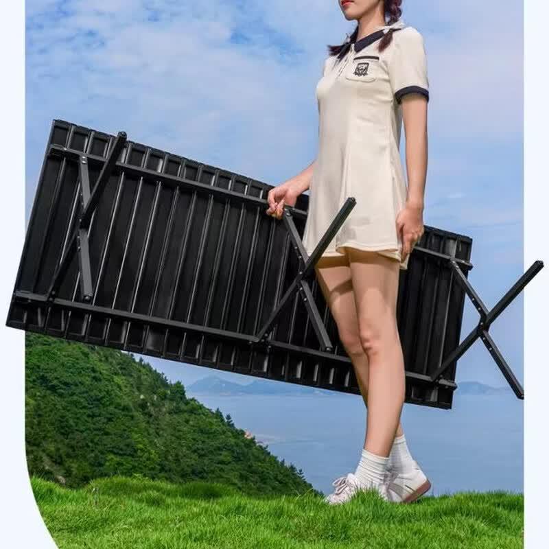 OIMG Portable Carbon Steel Camping Table