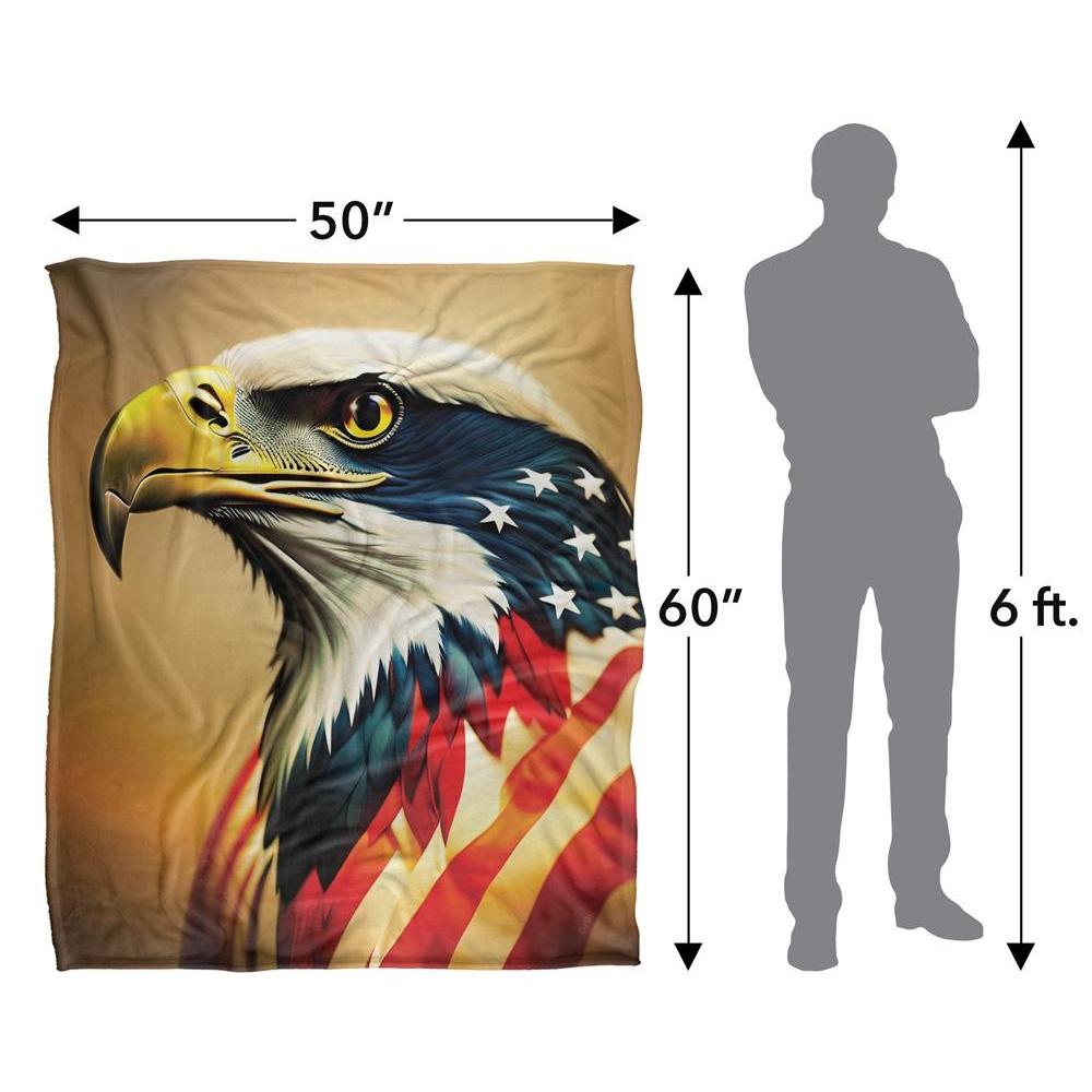 JQ Licensing James Piazza Silky Eagle Supersoft Blanket