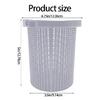 Pool Skimmer Filter Basket Maintenance Equipment B-106 Swimming Pool Skimmer Basket Strainer Debris Leaves Collector