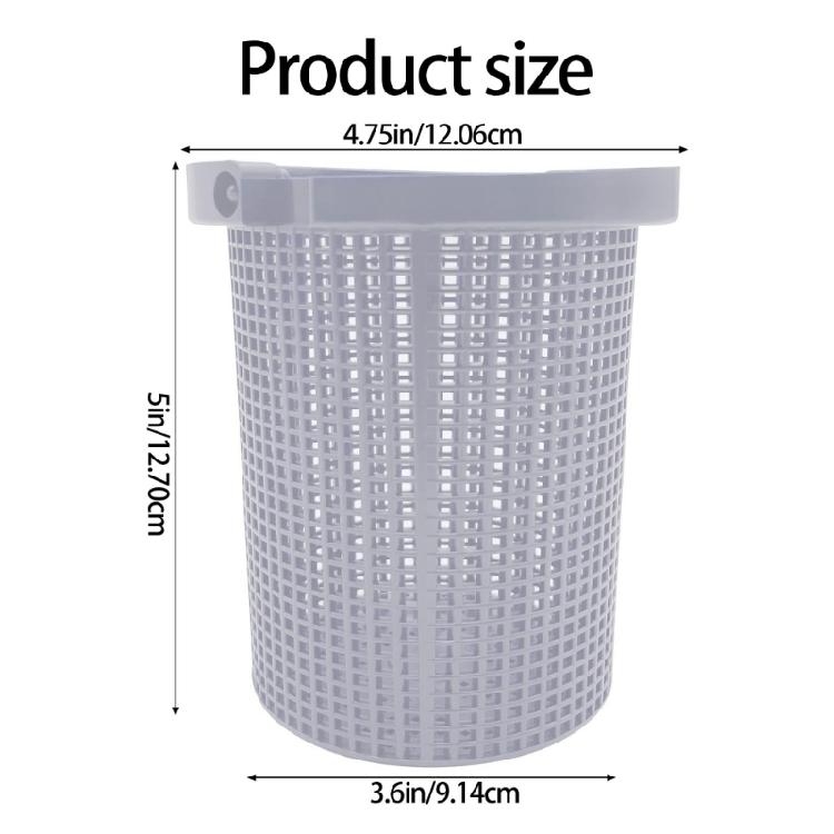 Pool Skimmer Filter Basket Maintenance Equipment B-106 Swimming Pool Skimmer Basket Strainer Debris Leaves Collector