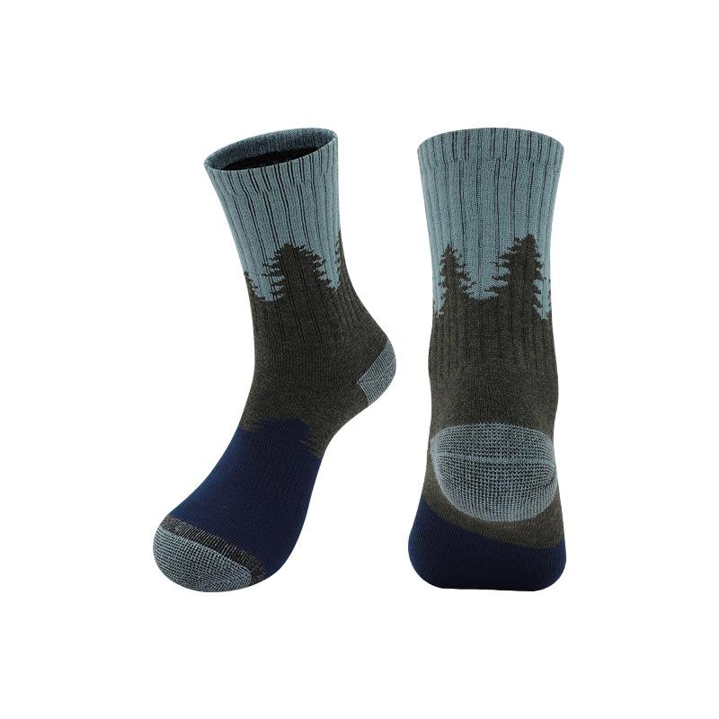 2026 Wool Socks Non-slip Breathable Medium Tube Shock Absorption Sweat Outdoor Professional Hiking Mountaineering Socks