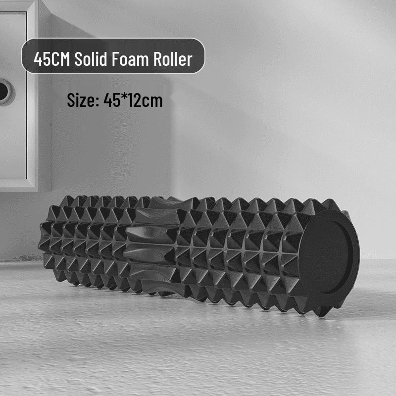 Professional Foam Roller and Crescent Yoga Massage Set