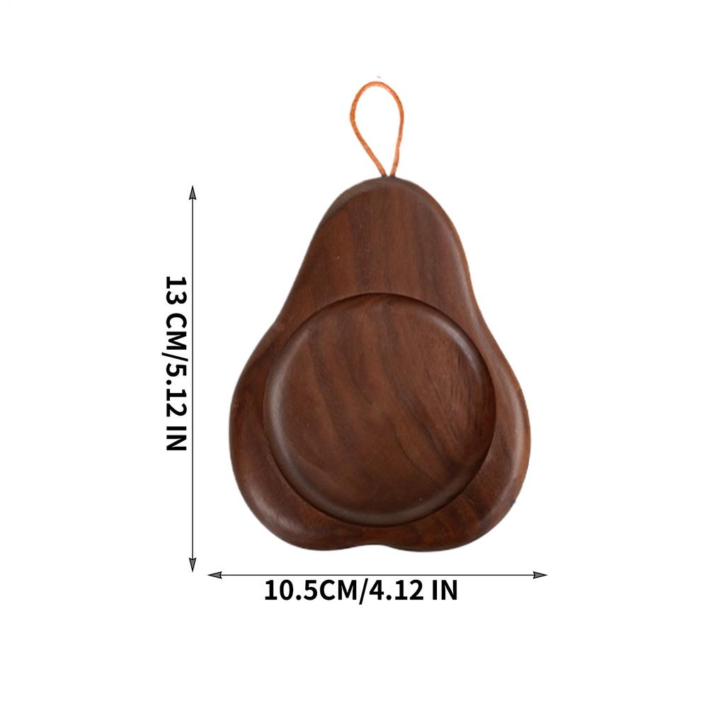 Holzbeständige Matte Tragbare Holzuntersetzer für Getränke Unterseite für Trinkbecher Teetassenuntersetzer für Kaffee Untertasse Tassenuntersetzer