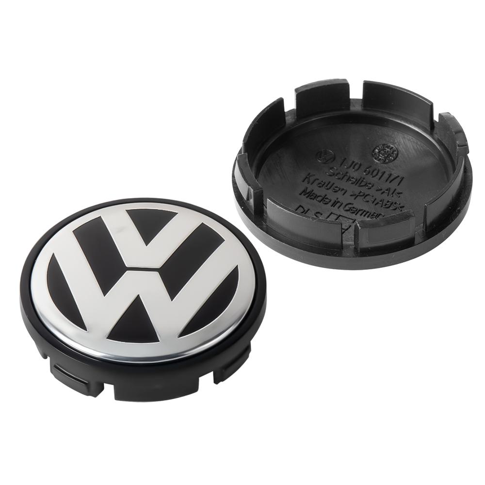 4PCS Car Wheel Center Cover Auto Hub Caps Accessories For Volkswagen Polo CC Golf 6 Scirocco Touran Jetta Tiguan Passat Sagitar