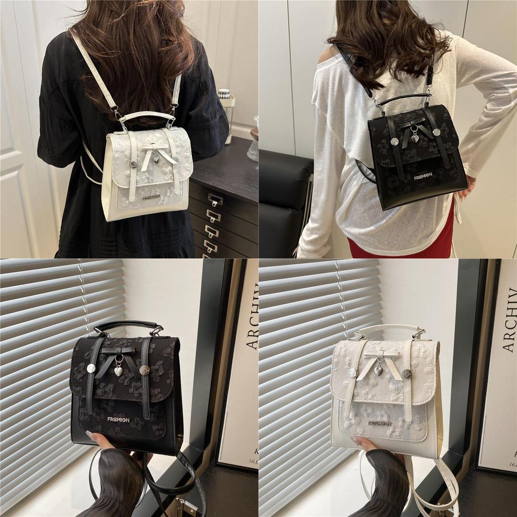 Pu Single Shoulder And Backpack For Women With Durable Stitching For Daily Use