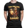 Unisexs Tung Tung Tung Sahur John Pork And Neegy Funny Meme Tshirts Cotton Clothes Summer Shortsleeve O Neck Loose Tshirt
