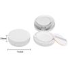 15g/0.5oz Capacity Cosmetic Makeup Case Refillable Cosmetic Container Powder Sponge Mirror Case