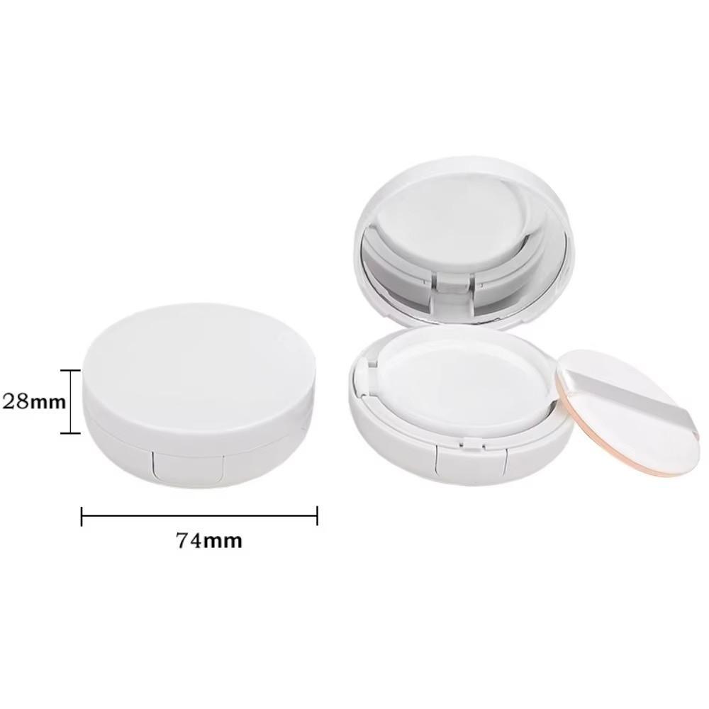 15g/0.5oz Capacity Cosmetic Makeup Case Refillable Cosmetic Container Powder Sponge Mirror Case