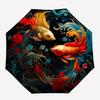 1pc Koi Fish Decor Automatic Umbrella - 8-Rib Durable Frame, Portable Fashion Accessory & Holiday Gift yy251117149
