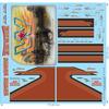 Burke Cattle Transport Western Star Truck Decals - MT - 1/24 - Water Decal - Waterslide, 1/24