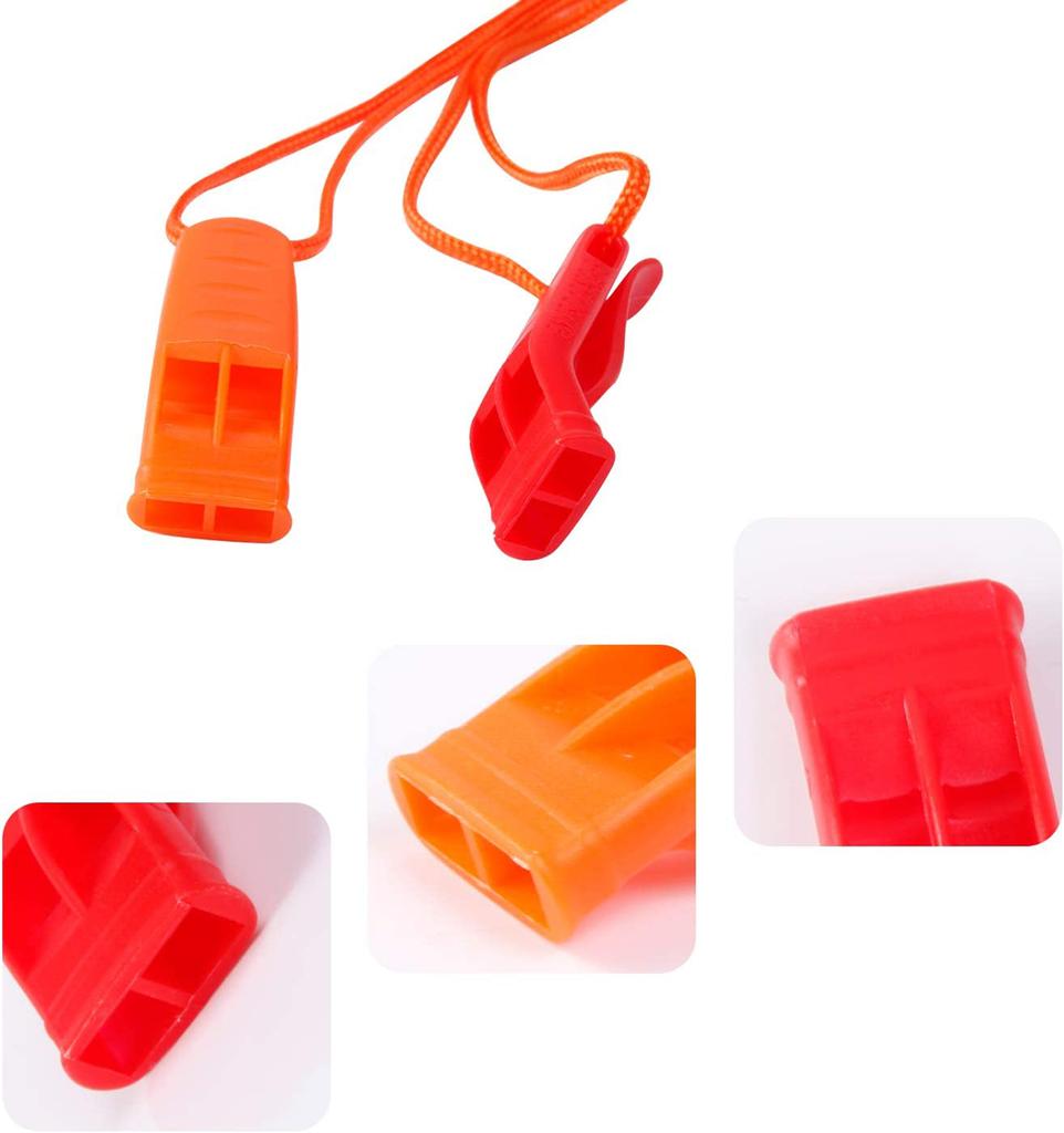 10pcs Outdoor Survival Emergency Life-saving Whistle Camping Rescue Competition Whistle Swimming Pool Emergency Rescue Whistle