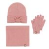 Children's Warm Three Piece Set Autumn/Winter Plush Baby Hat, Scarf, Glove